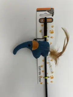 Elephant Cat Teasing Stick - Dark Blue - View 1