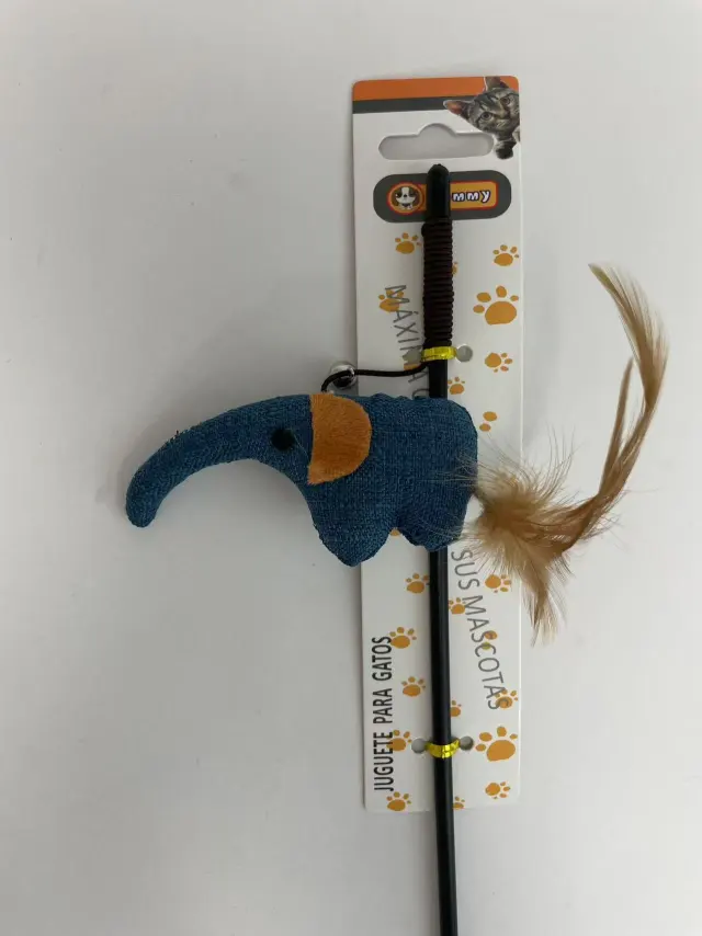 Elephant Cat Teasing Stick Dark Blue - Shop at LoveMi
