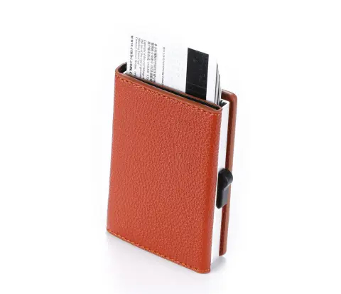 Metal Card Box Zipper Automatically Ejects Credit Case