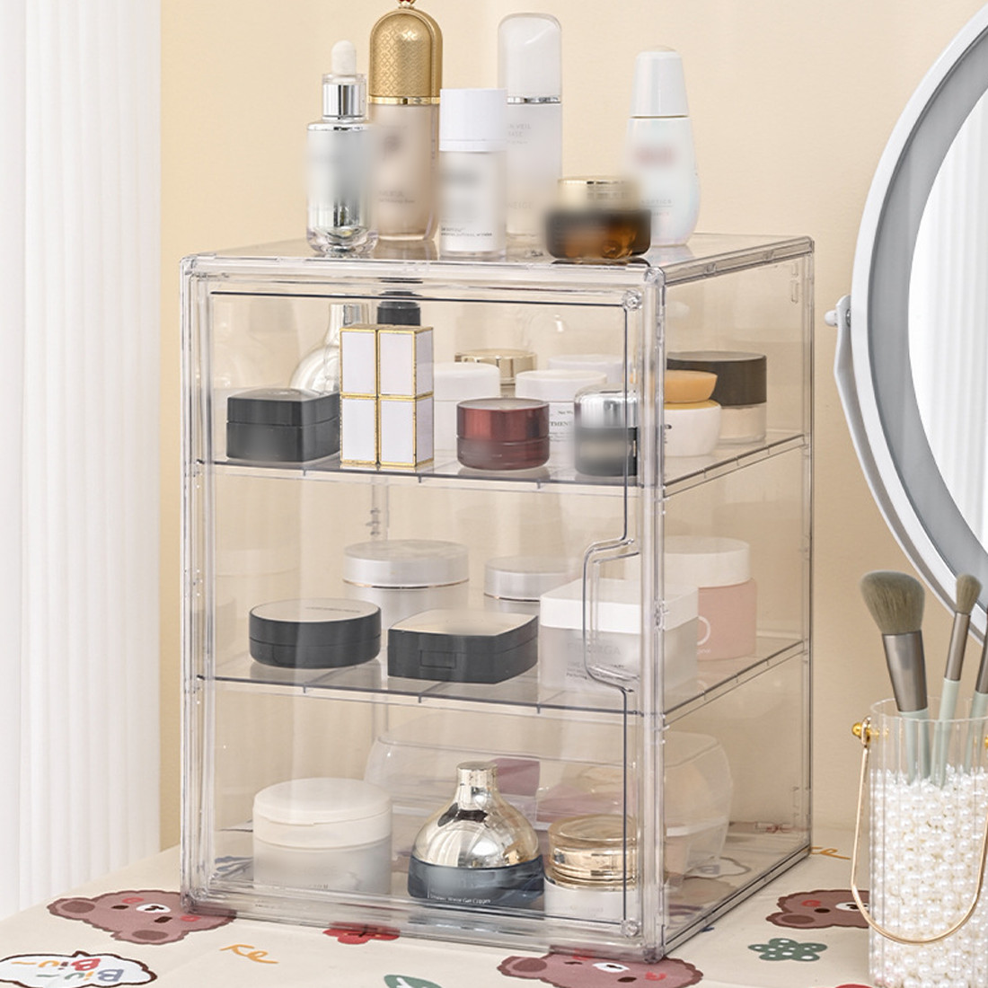Acrylic Display Case Clear Box Dustproof Collectibles Model UK — image 6