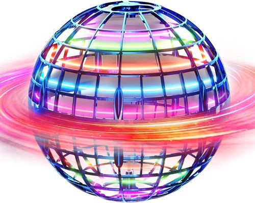 Flying Ball Boomerang Spinner Toy, Hover Orb Hand Operated, 360 Degree Auto — image 4