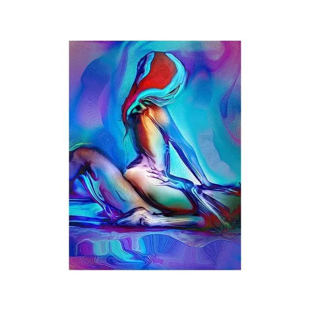 Abstract Colorful Woman Home Wall Decoration Painting - Shop at LoveMi