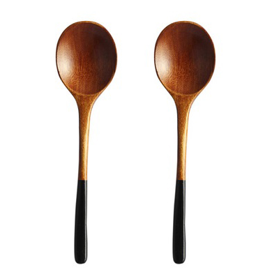 Title 1, Home Japanese Restaurant Long Handle Wooden Spoon