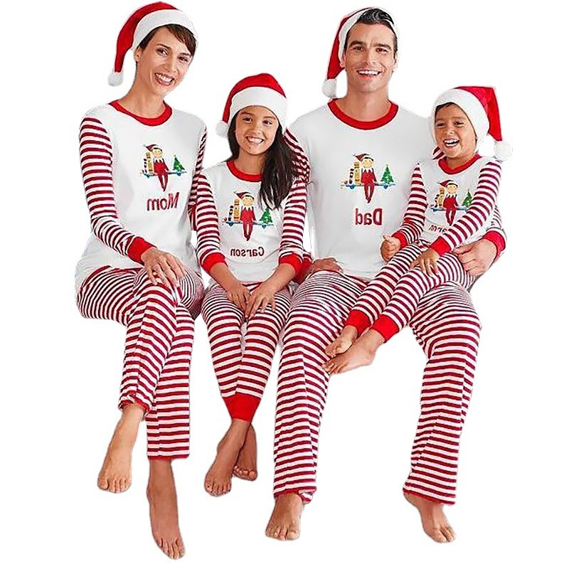 Home Pajamas Printed Long-Sleeved Fashion Casual Suit
