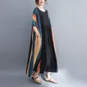 Blue Orange Stripes With Black