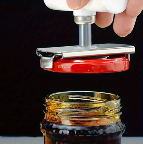 Stainless Steel Multi Function Bottle Cap Opener Adjustable Jar Lid Screw Can Opener Labor Saving Kitchen Gadget thumbnail 2