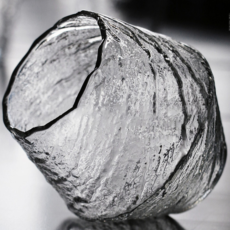 Japanese Style Handmade Hammered Glass