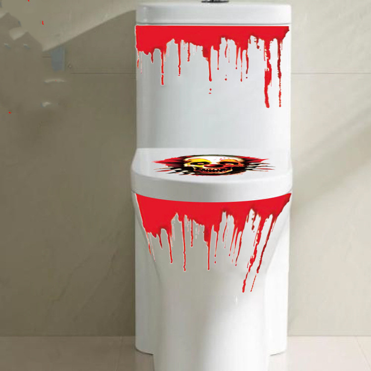 Halloween Skull Pattern Decorative Wall Sticker (Photo
