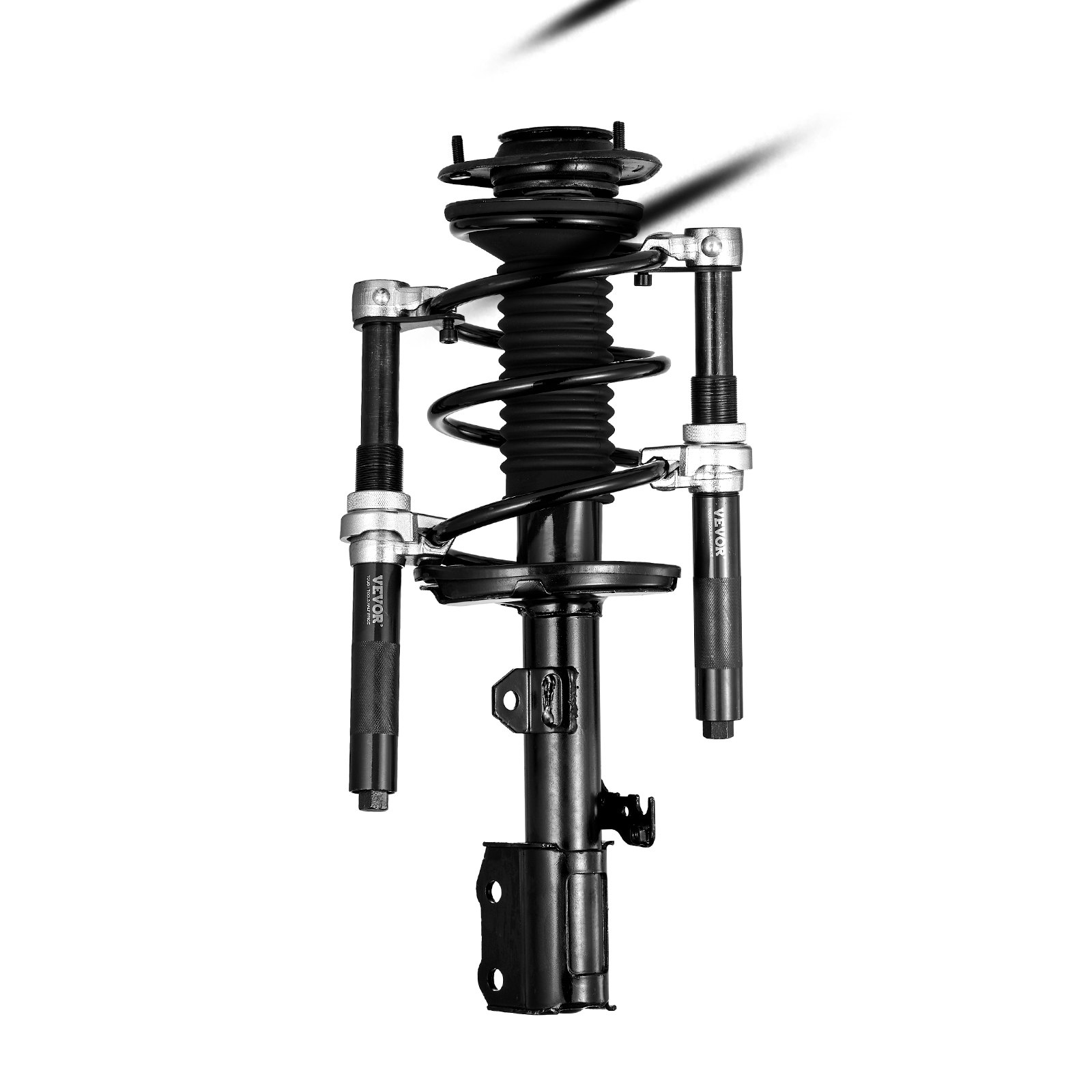 Coil Spring Compressor Tool, 2 Pcs Heavy Duty Macpherson Strut Spring Compressor Set, 1200.2 Kg Strut Spring Compressor With Safety Bracket And Carrying Case, For Car Truck ATV UTV