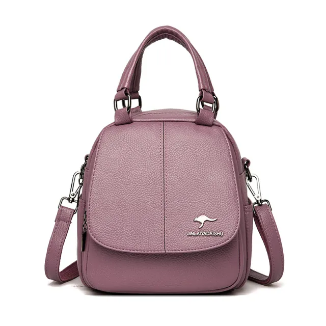 Shoulder Multifunctional Three purpose Women's Bag Purple - Shop at LoveMi