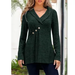 European And American Knitwear Cashmere Sweater Base Coat - Green - View 1
