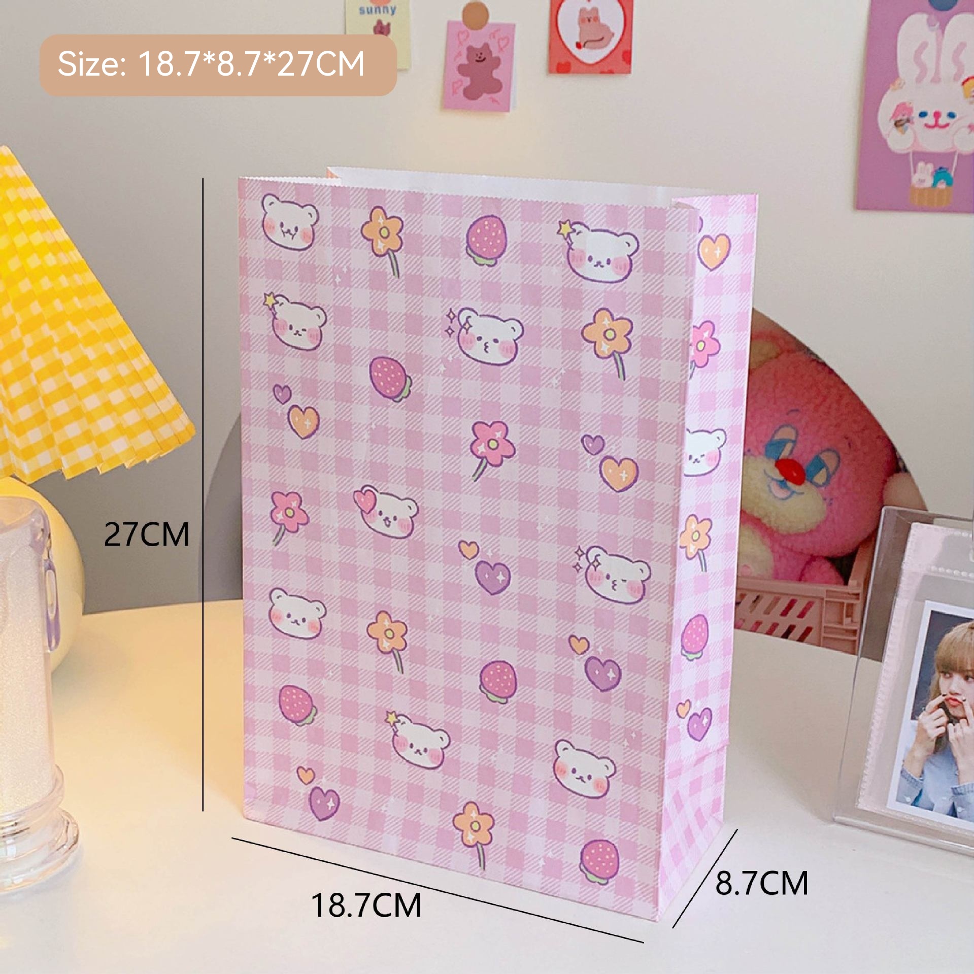 Cute Cartoon Teenage Girl Creative Gift Gift Bag