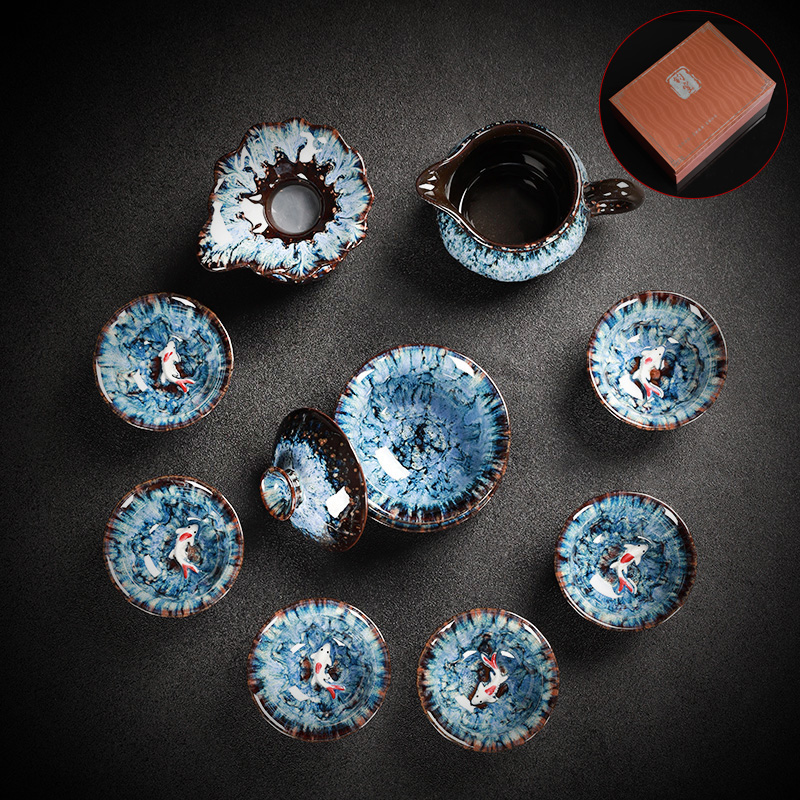 10head Blue Cover bowl set