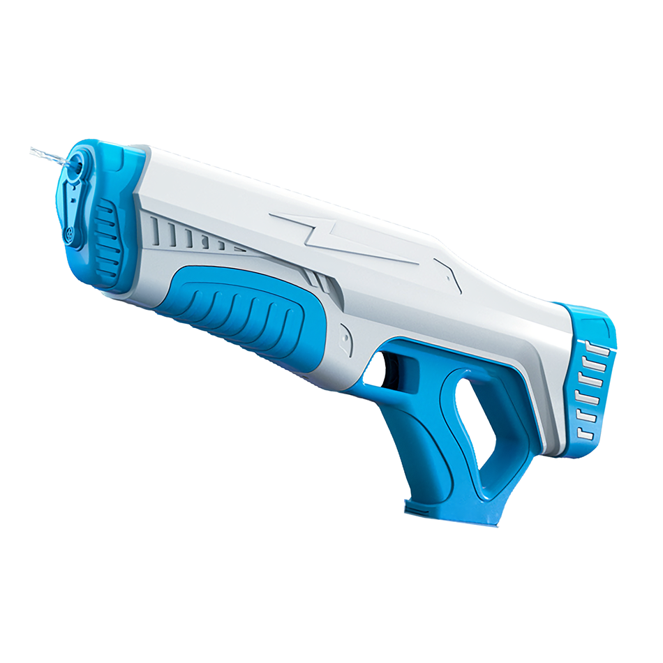 Powerful Electronic Automatic Water Blaster Water Absorption Continuous Gun Xmas Gift Blue 5