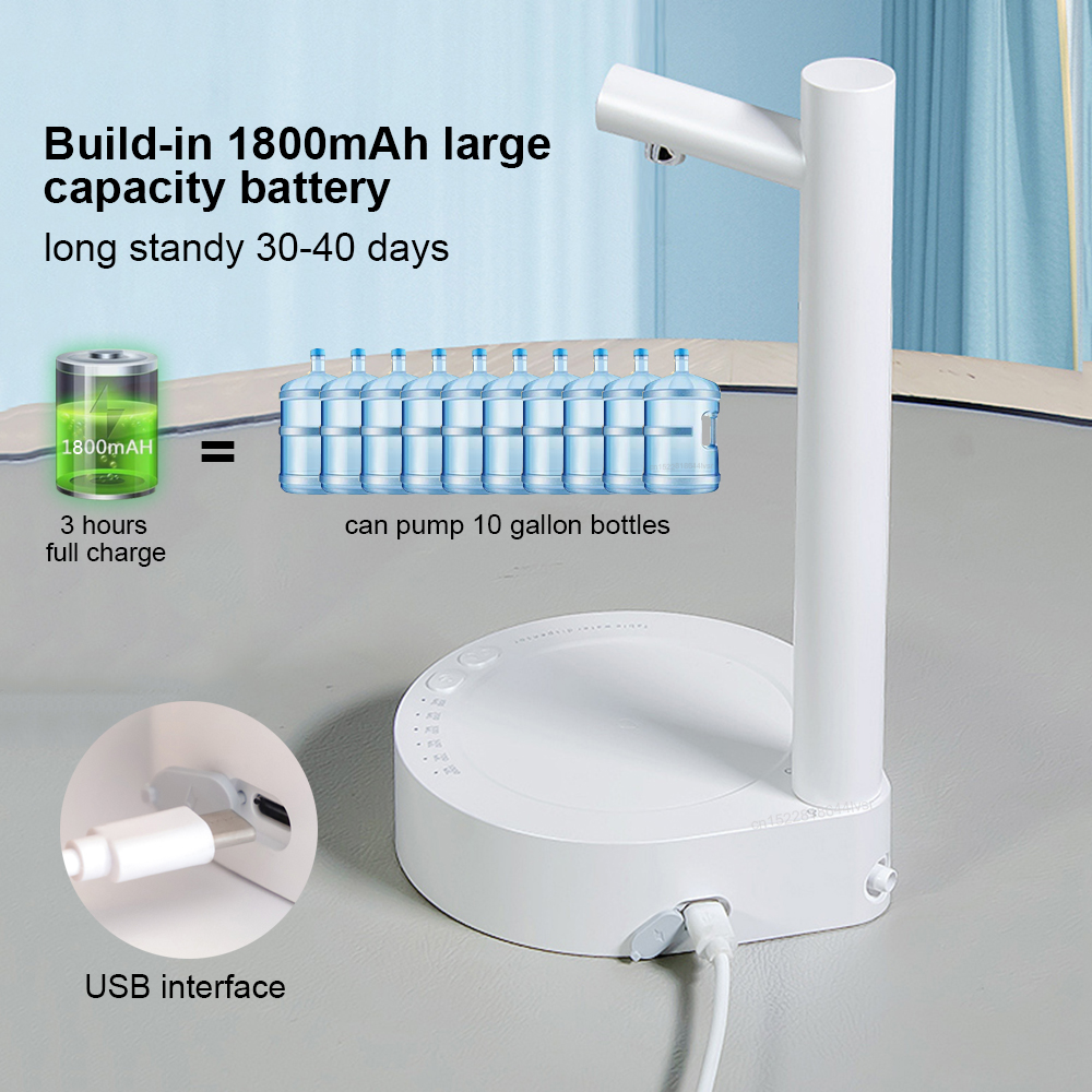 Rechargeable Electric Water Dispenser – Automatic Desktop Water Pump - Image 4