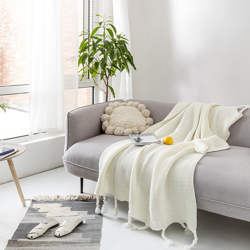 Knitted Leisure Blanket Decorative Sofa Blanket
