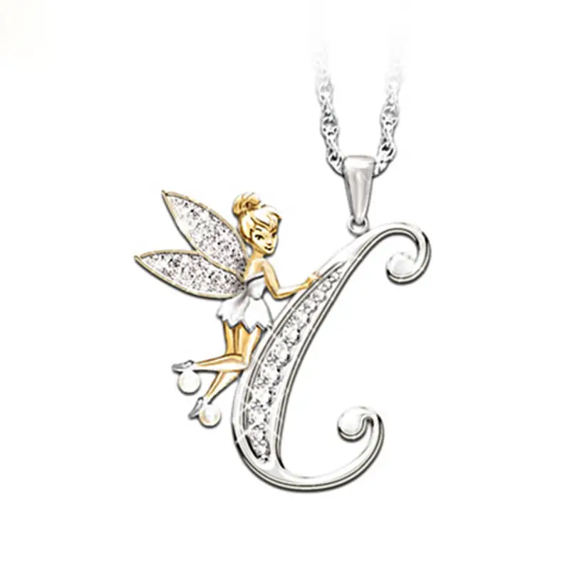 European And American Personality Cute Cartoon 26 English Alphabet Sweater Chain