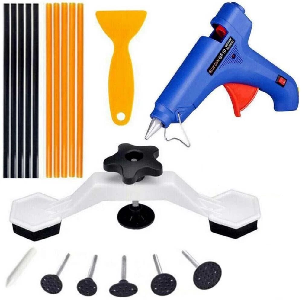 40pcs Car Paintless Dent Removal Kit Slide Hammer Repair PDR Glue Gun Puller UK 6