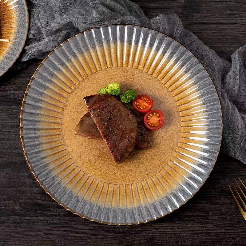 Title 10, Home Fashion Simple Retro Steak Western Plate