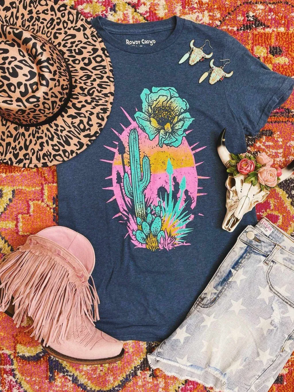 Printed Street Short Sleeve Sports T-shirt For Women - 6 Style-3Xl