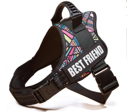 Explosion-proof Chest Harness Pet Leash - Mosaic