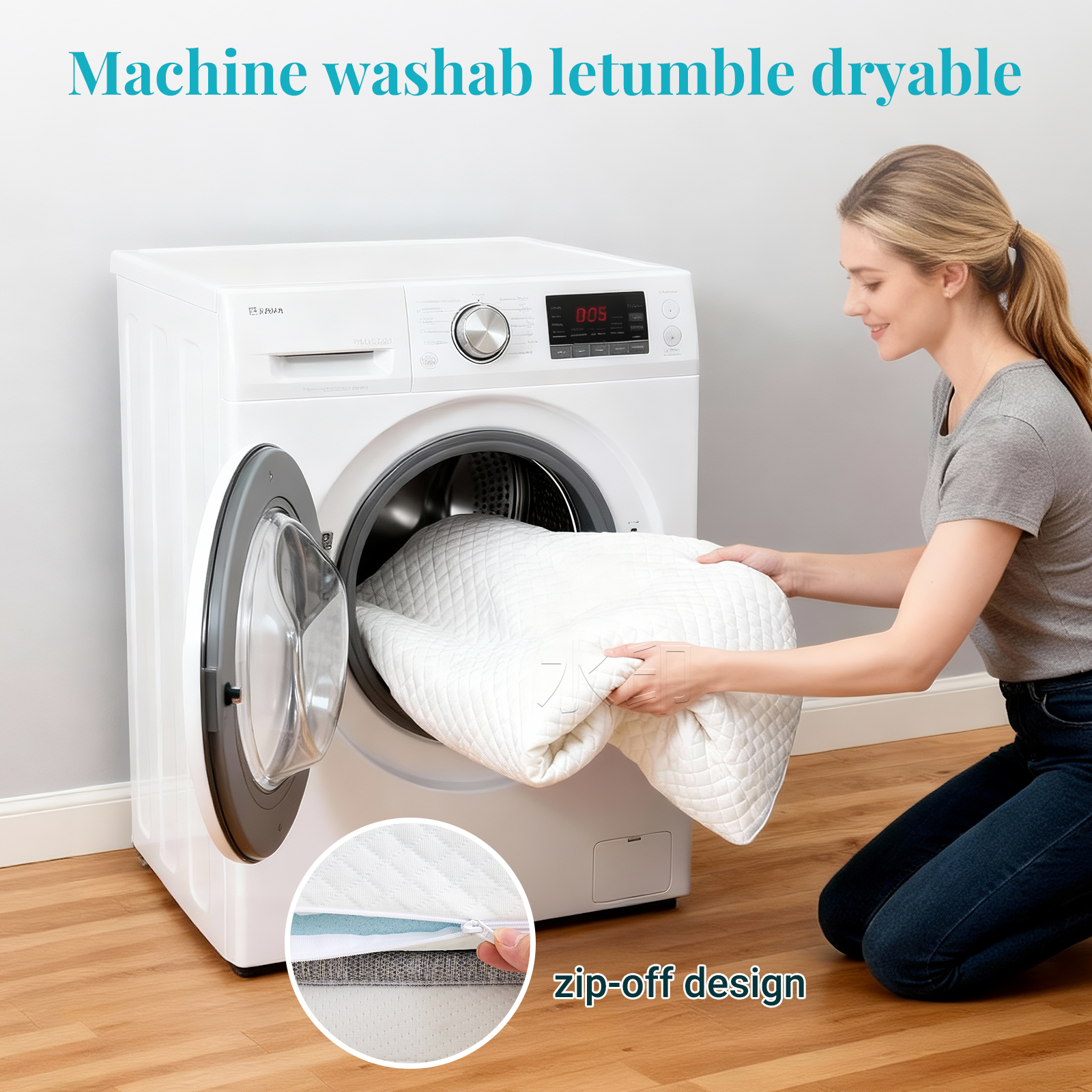 TEST Washable Cover With Skid-resistant Surface image 2