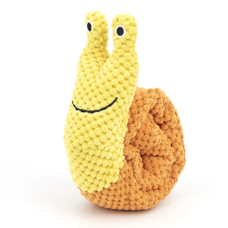 Dog Snail Snuffle Toys Birthday Squeaky Pet Brain Games