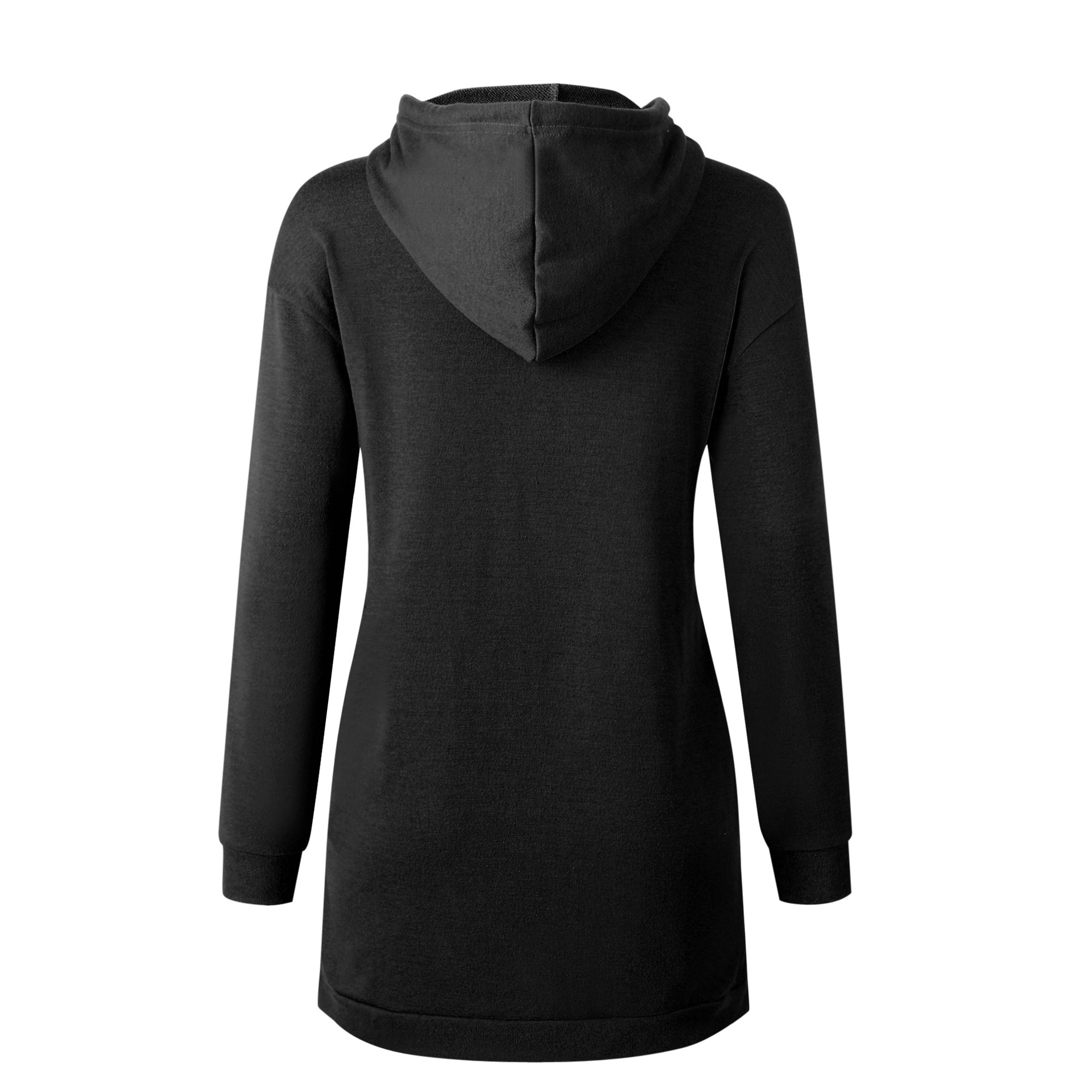 Title 7, Ladies slim slimming hooded sweater dress