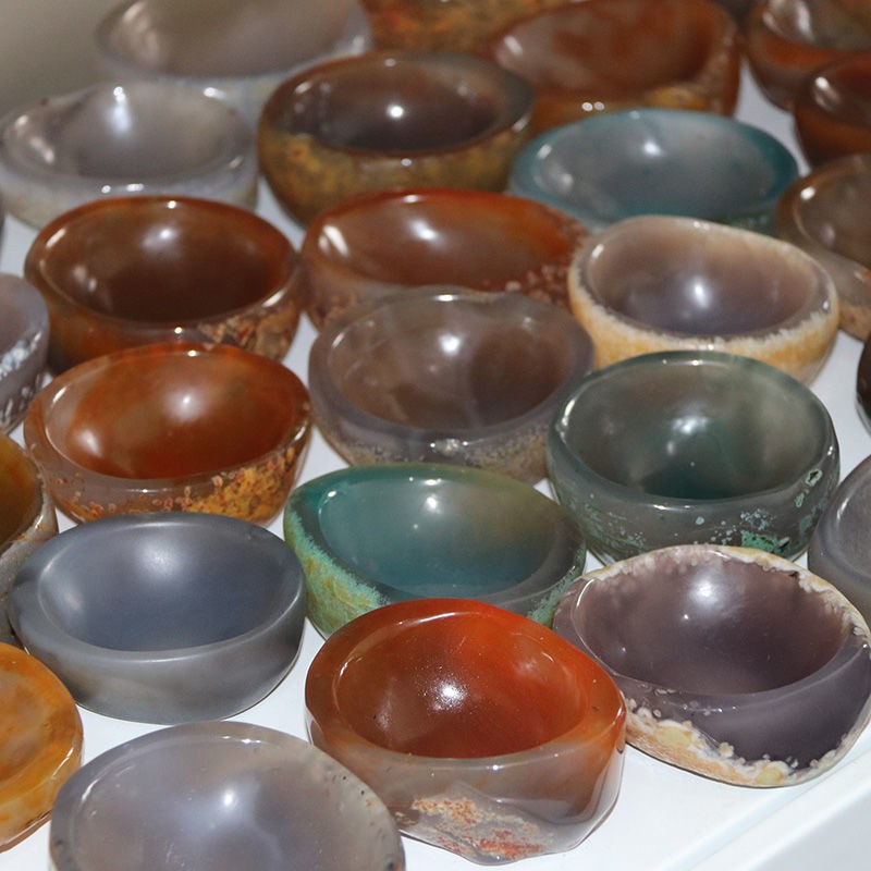 Title 3, Home Crystal Agate Bowl Decoration