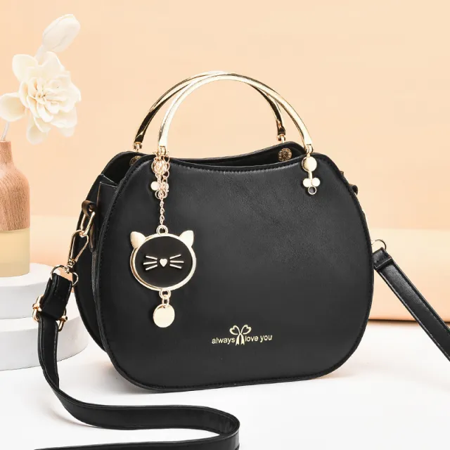 Women's Fashion Simple Girl Style Shell Bag Black - Shop at LoveMi