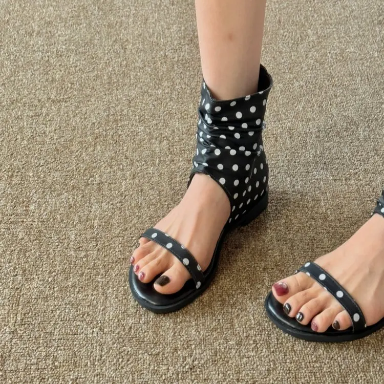 2026 Summer Women French Polka Dot Open