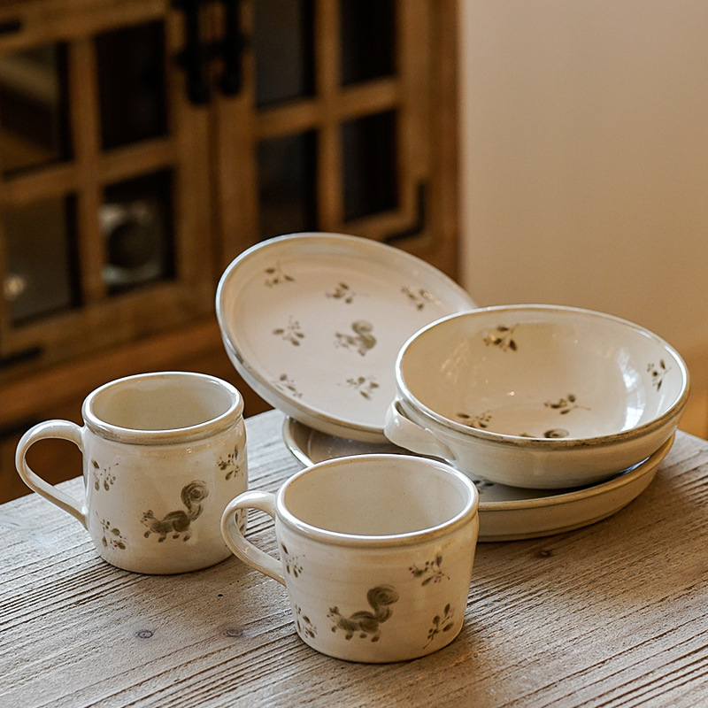 FOREST Brown Squirrel Mug Little