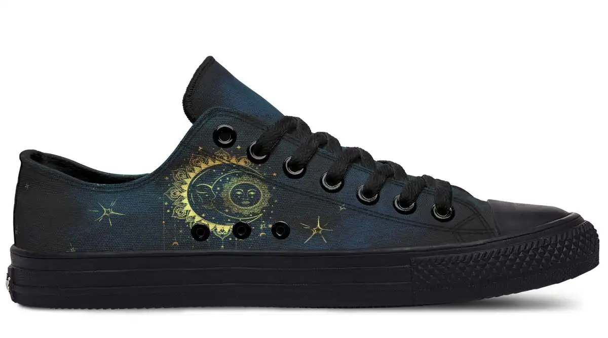 Fashion Print Couple Low-Top Canvas Shoes