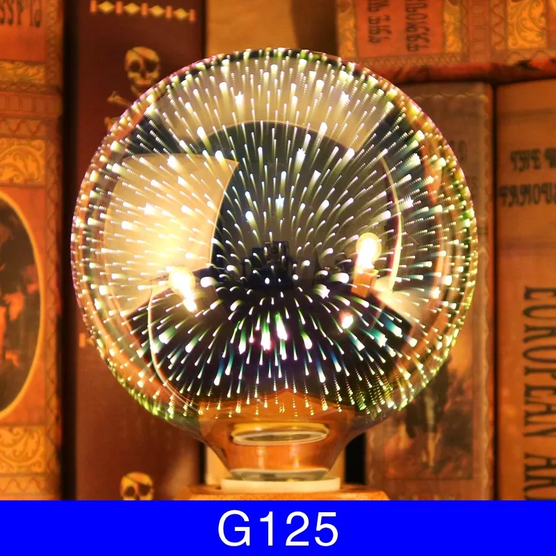 3D Fireworks Decorative Light Bulb Christmas Lights Christmas Home Decorations – image 5