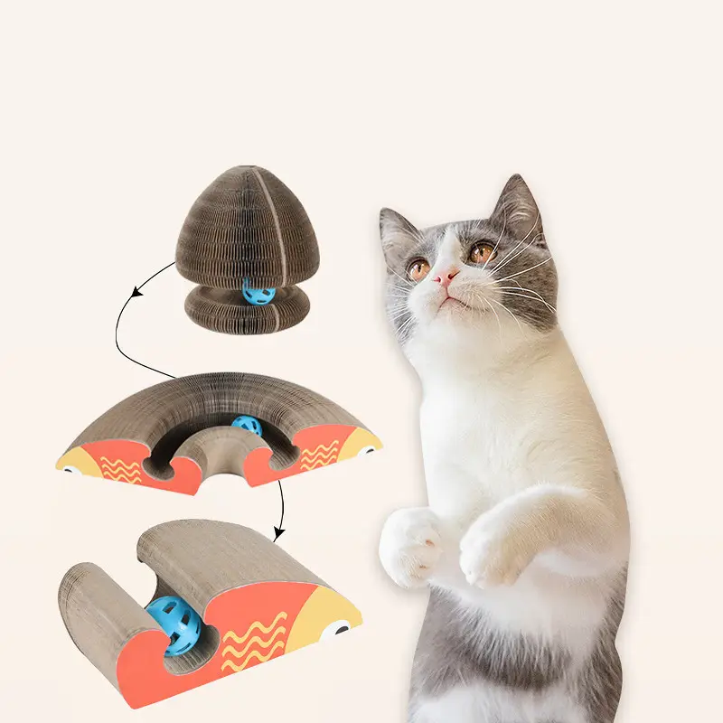 Magic Organ Foldable Cat Scratch Board Toy