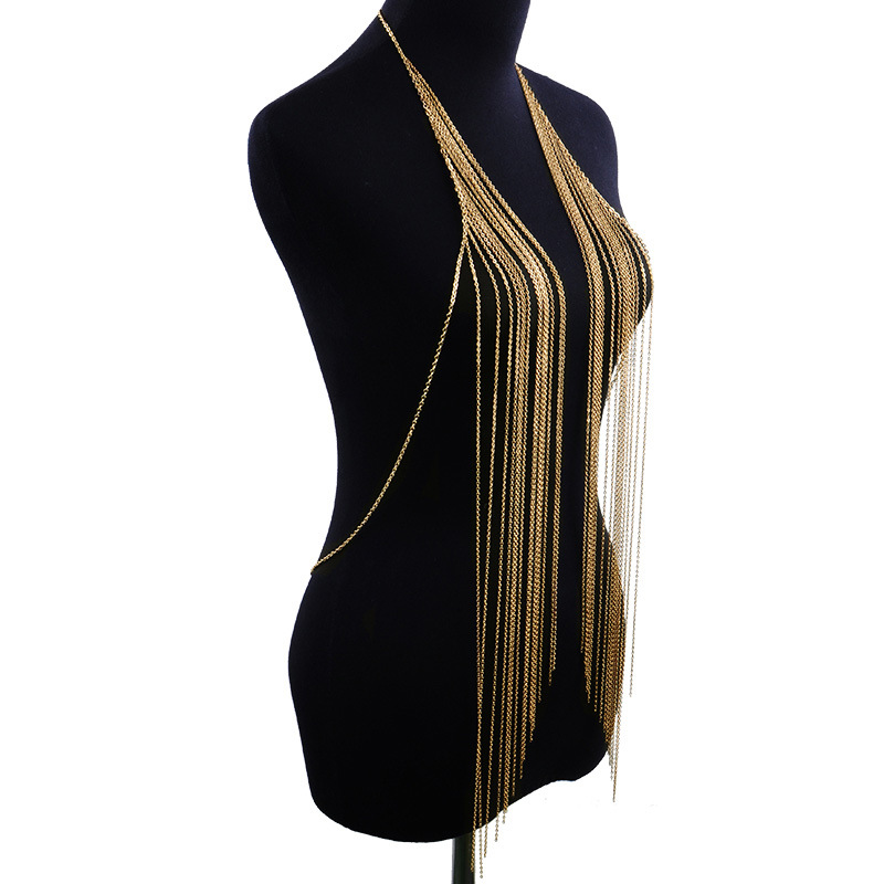 Title 1, Fashion Exaggerated Body Chain Sexy Shawl Style