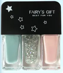 Three in one DIY No bake Tearable Sequined Nail Polish Set - Shop at LoveMi