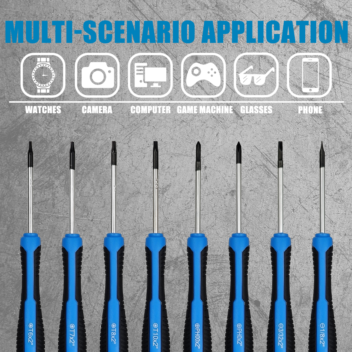 One Hundred-Piece Screwdriver Set, Home Repair Tool Kit, Automotive Repair Tools