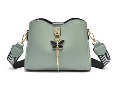 Ladies' Small Bag New All-match Trend Fashion One-shoulder Diagonal Red Bag - Green - View 1