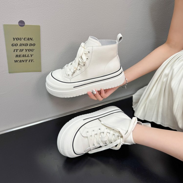 High-Top Canvas Sneakers, picture 2 of 2