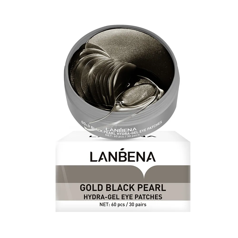 Collagen Removal Eye Puffiness Wrinkles Eye Circles Retinol Vc Hyaluronic Acid Mask - Black Pearl