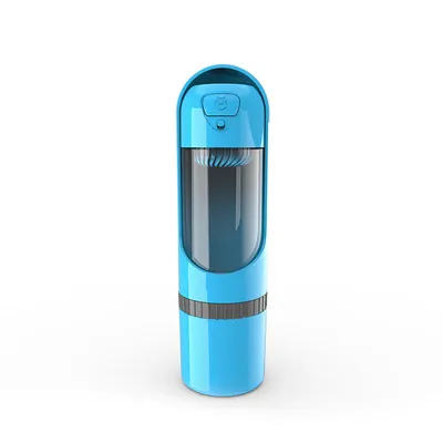 Pet Water Glass Drinking Supplies Dog Hanging Water Cup Blue Upgrade Filter - Shop at LoveMi