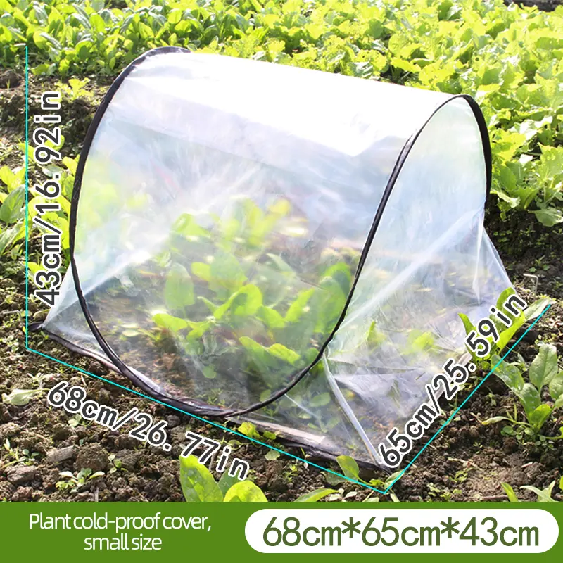 Instant Set Up Plant Protective Cover Foldable Mini Greenhouse Tent