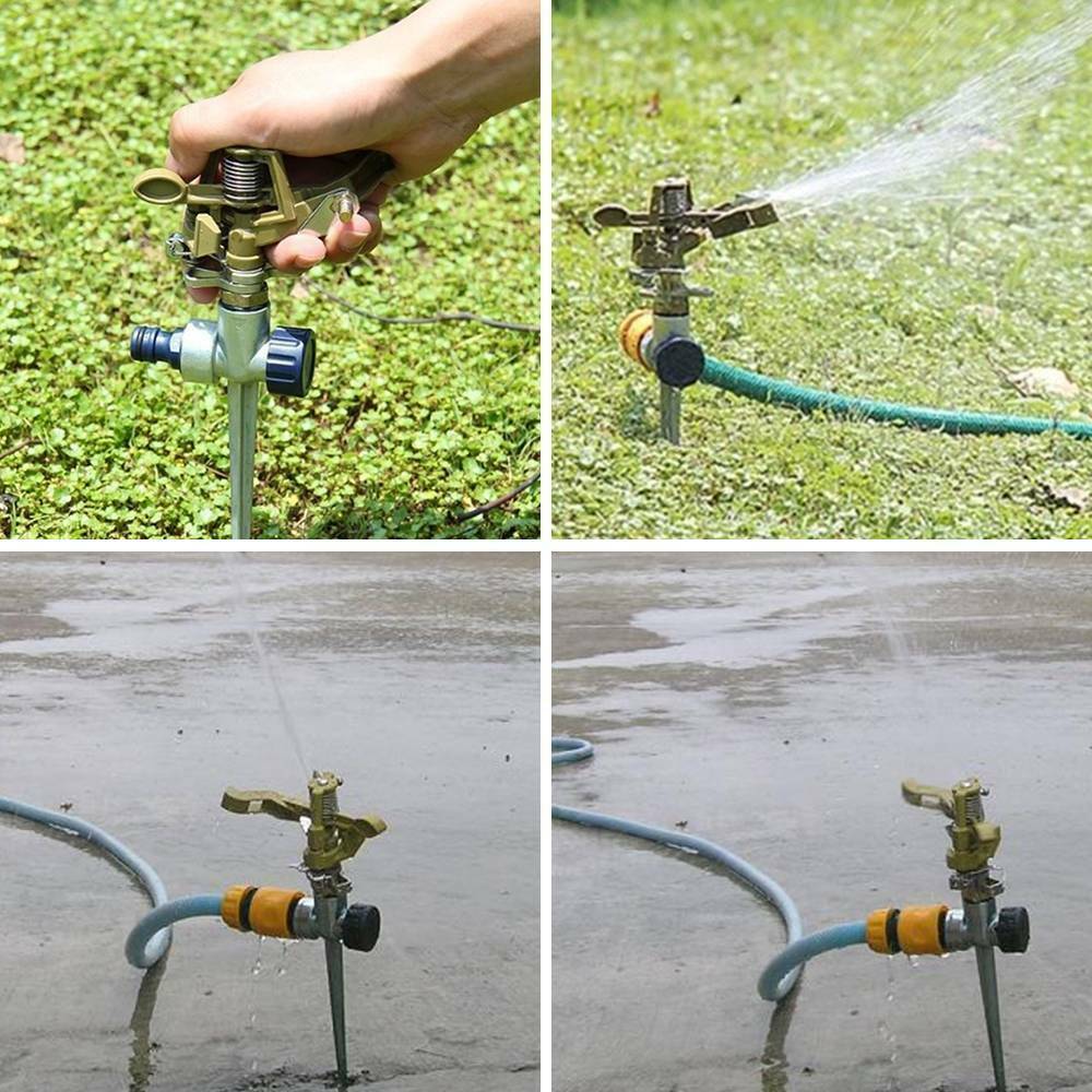 360 Rotating Water Sprayer Garden Lawn Farm Watering