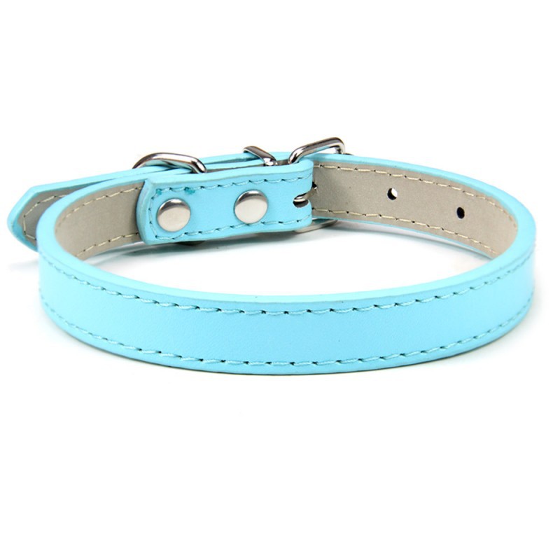 Title 18, Durable and comfortable PU leather pet collar, ...