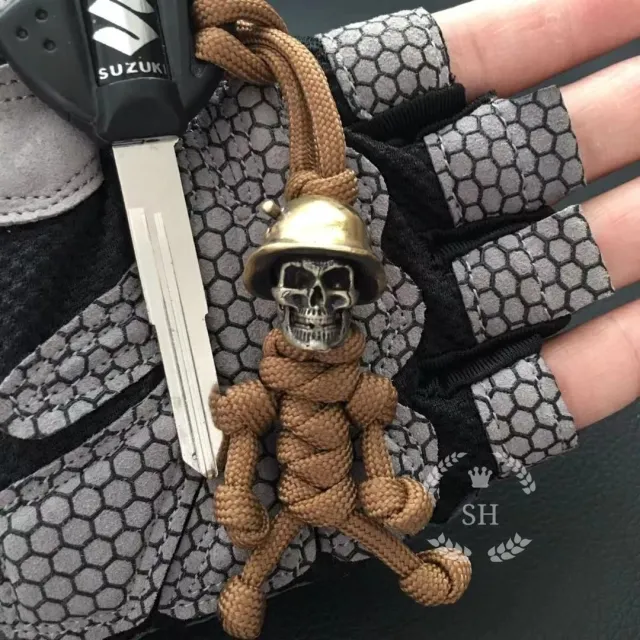 Skull Retro Old Knife Pendant Car Key Pendant Coffee - Shop at LoveMi