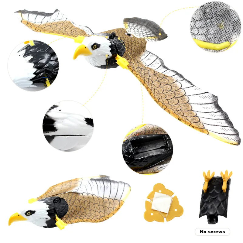 Simulation Bird Cat Interactive Pet Toys Hanging Eagle Flying Teasering Play Kitten Dog Toys Animals Cat Accessories Supplies – image 3