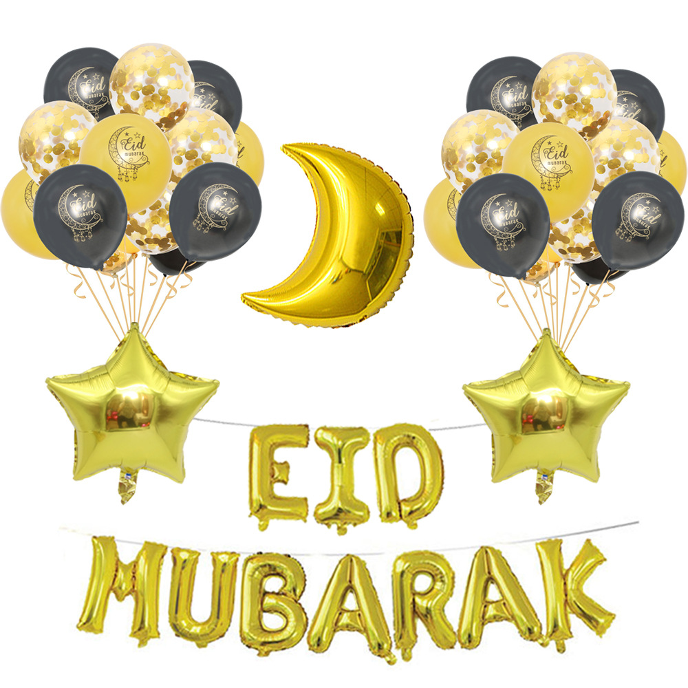 EID Alphabet Sequin Moon Set