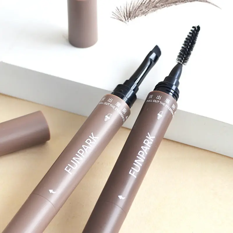 Eyebrow Pencil with Brush Waterproof Smear-proof