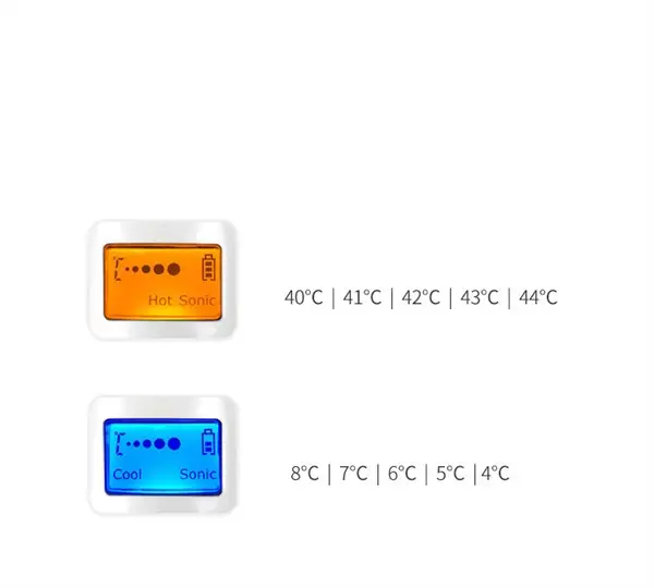 Red And Blue Hot And Cold Hammer Beauty Equipment Facial Vibration